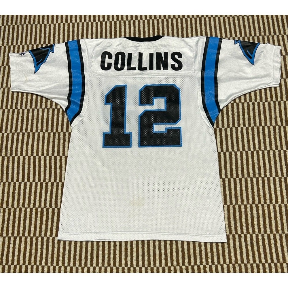 Vintage Kerry Collins #12 NFL Carolina Panthers Champion Jersey Medium USA Made